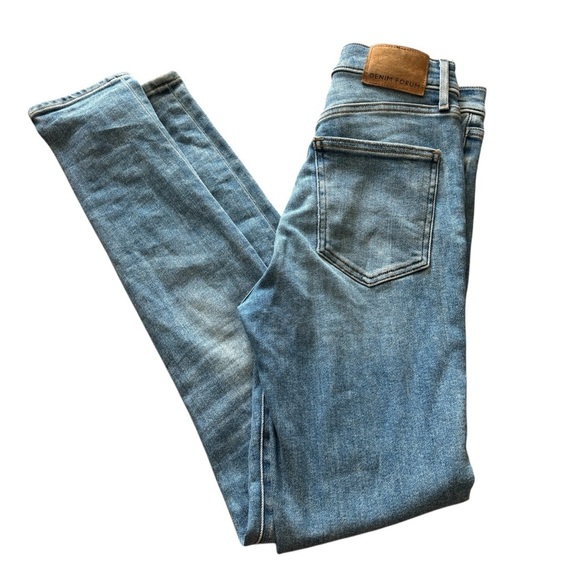 Denim Forum Jeans Women’s Size 25 The Lola High Rise Skinny - Picture 1 of 6